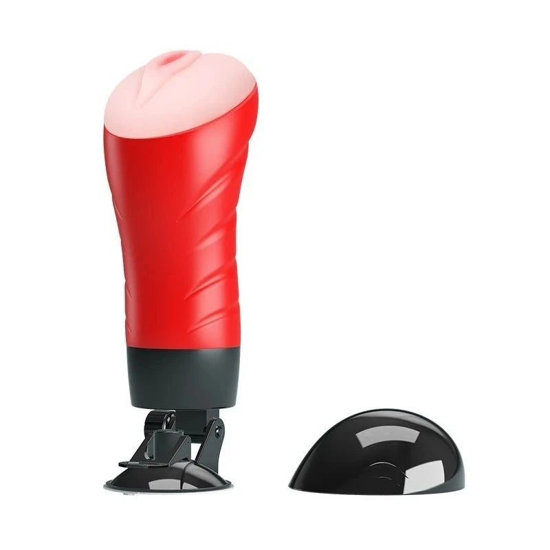 CRAZY BULL DELIA Suction Base Vibrating Vagina Stroker Masturbators and Strokers