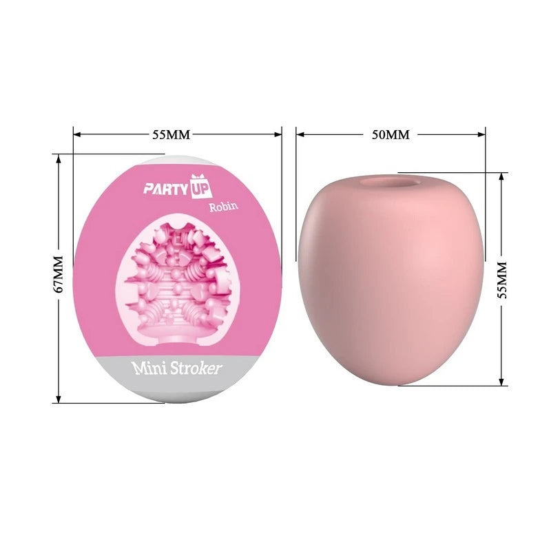 Party Up ROBIN Realistic Mini Male Stroker Masturbators and Strokers