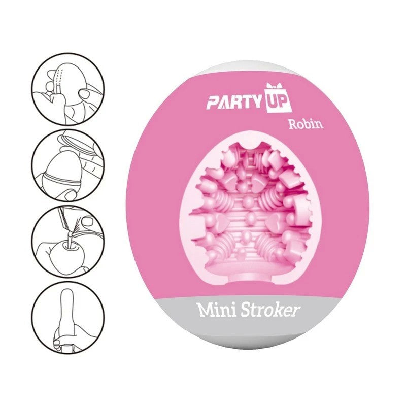 Party Up ROBIN Realistic Mini Male Stroker Masturbators and Strokers