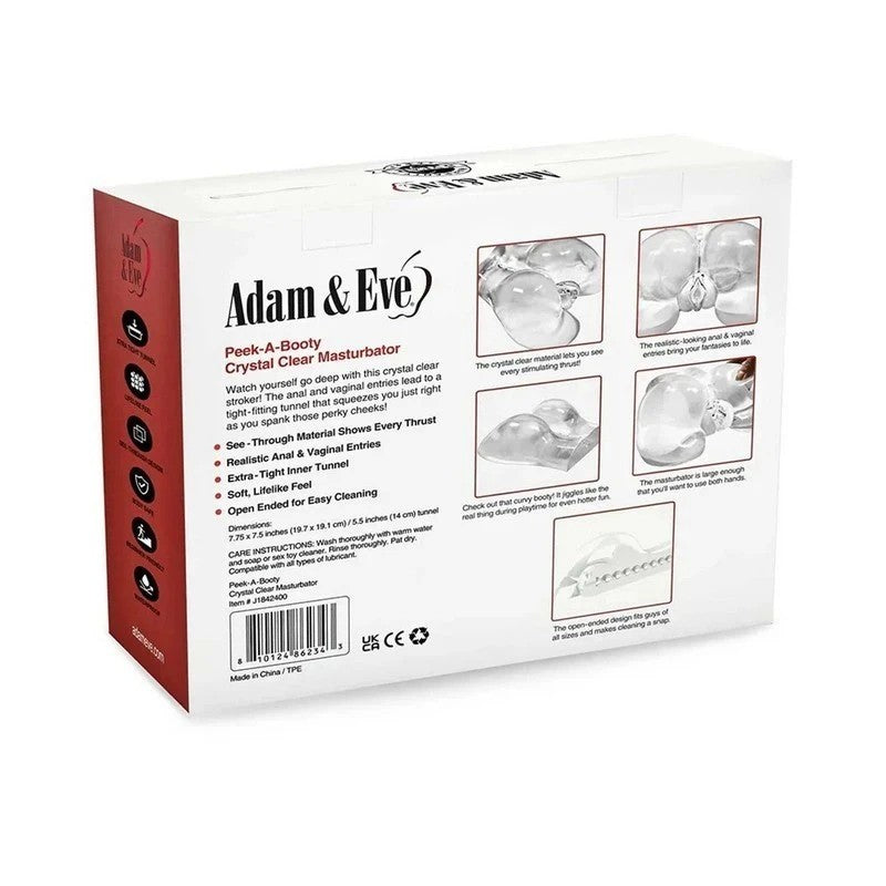 Adam & Eve PEEK A BOOTY Doggy Style Masturbator Masturbators and Strokers