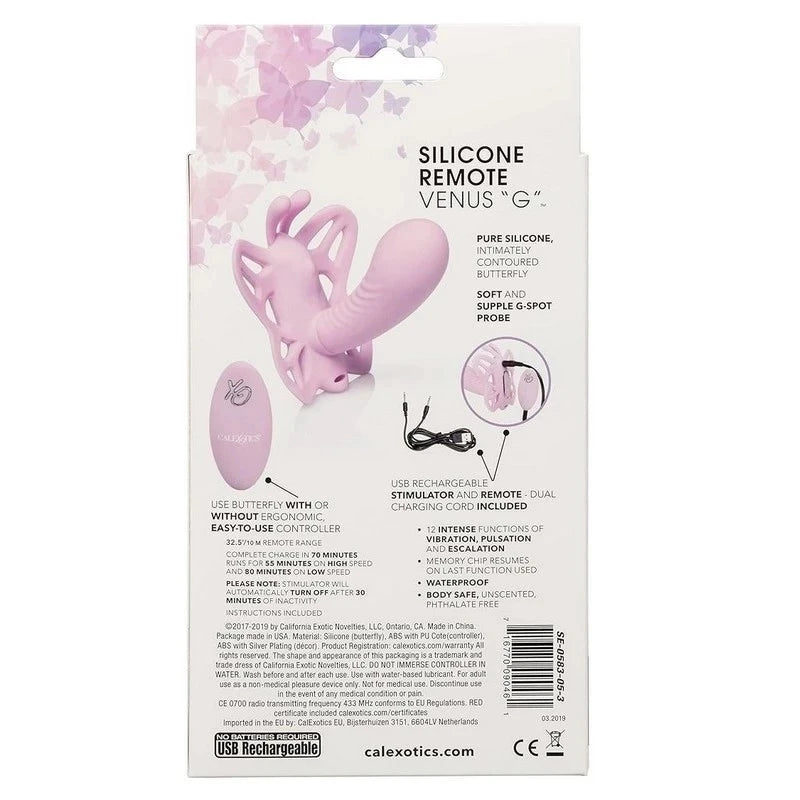 Adam & Eve THE ORIGINAL VENUS BUTTERFLY Vibrator Remote Control Vibrators