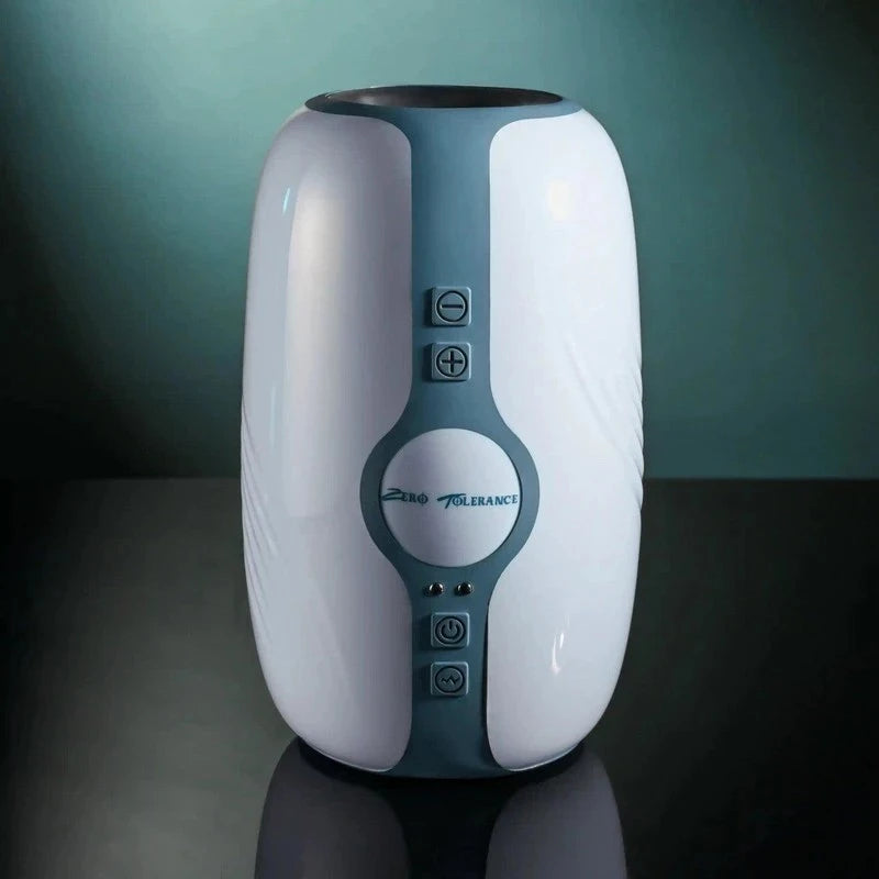 Zero Tolerance TOUCHDOWN Vibrating & Tightening Stroker White Masturbators and Strokers