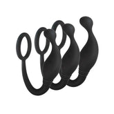Excellent Power 3 Piece Prostate Plug with Love Ring Default Title Prostate Toys