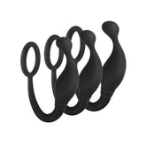 Excellent Power 3 Piece Prostate Plug with Love Ring Default Title Prostate Toys
