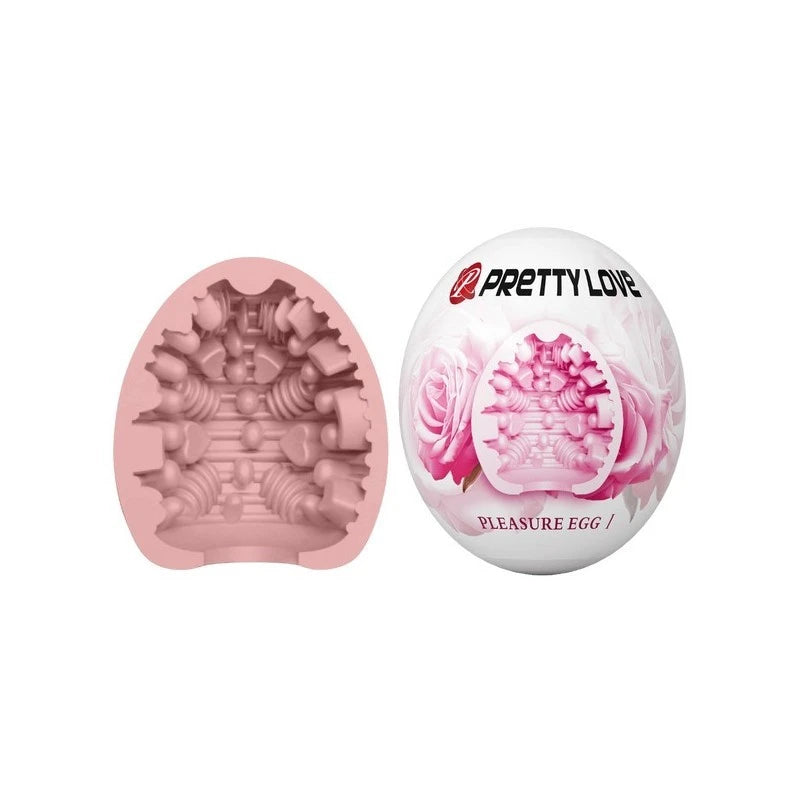Pretty Love Pleasure Egg Ribbed Textured Male Masturbator Masturbators and Strokers
