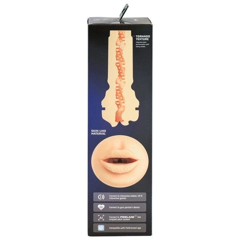 Kiiroo PowerBlow and Feel Mouth Stroker Combo Set Masturbators and Strokers