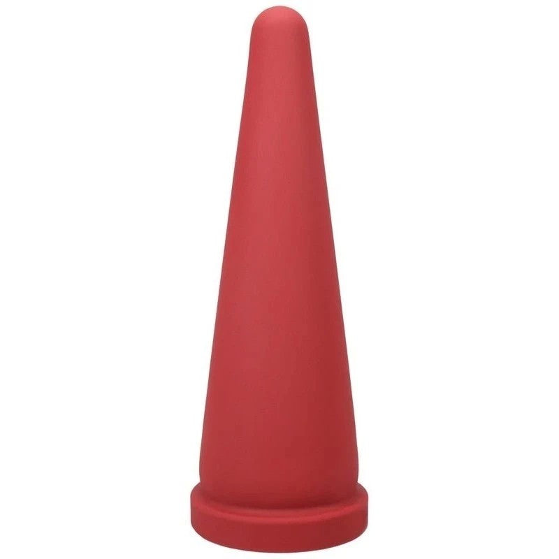 Tantus Cone Butt Plug Large Red Butt Plugs
