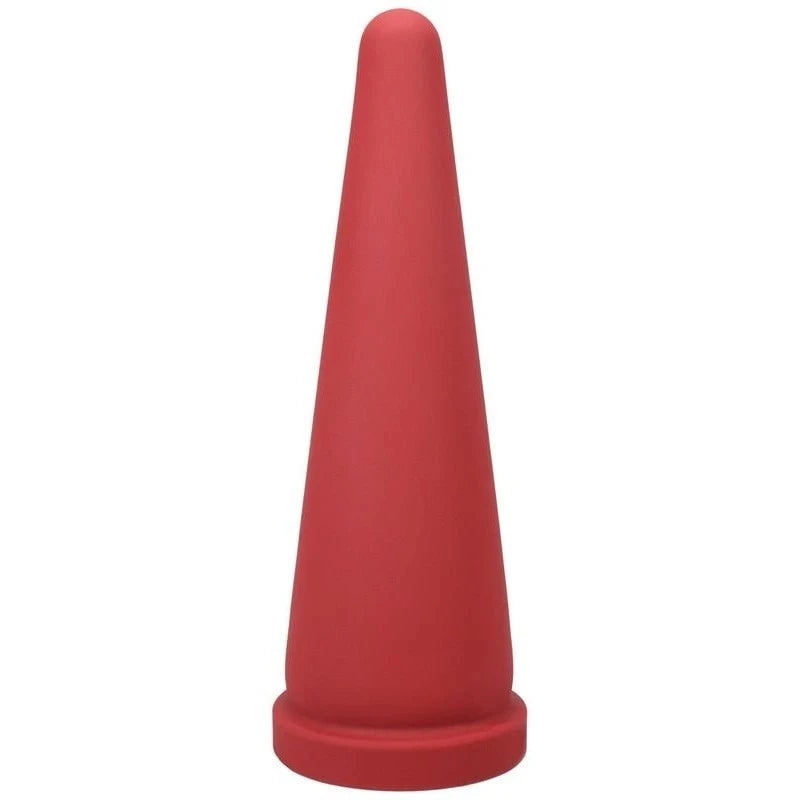 Tantus Cone Butt Plug Large Red Butt Plugs