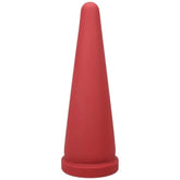Tantus Cone Butt Plug Large Red Butt Plugs