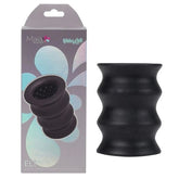 Maia ELI 10 cm Male Pleasure Stroker Sleeve Black Masturbators and Strokers
