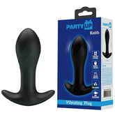 Party Up KEITH USB Rechargeable Vibrating Butt Plug Black Butt Plugs