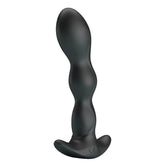 Party Up JIM USB Rechargeable Vibrating Butt Plug Black Butt Plugs