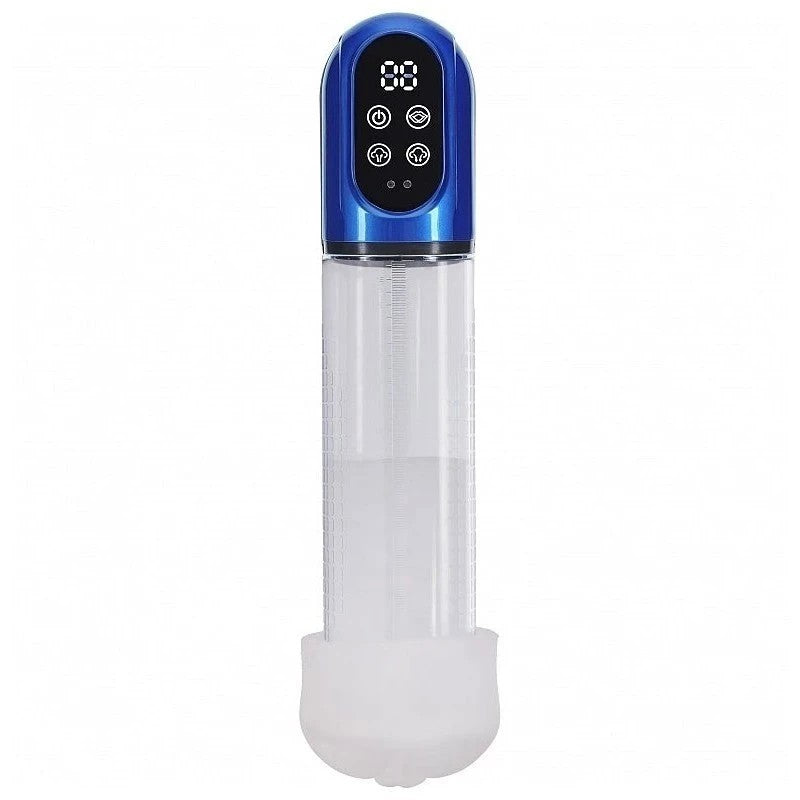 Shots Toys PUMPED Engage Automatic Mens Penis Pump Blue Penis Pumps And Stretchers