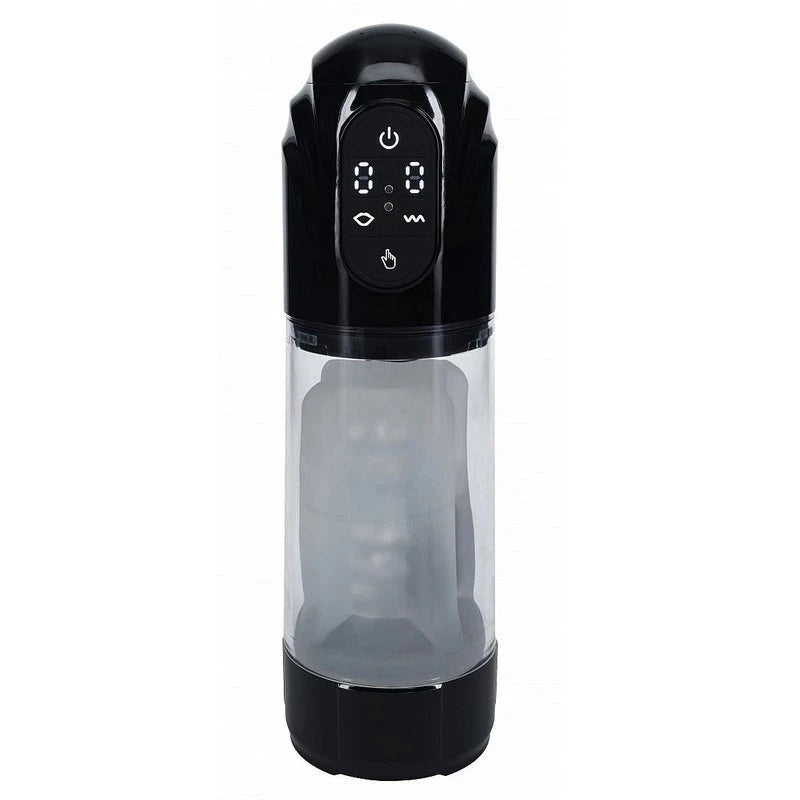 Shots Toys PUMPED TechnoThrust Rechargeable Auto Maturbator Masturbators and Strokers