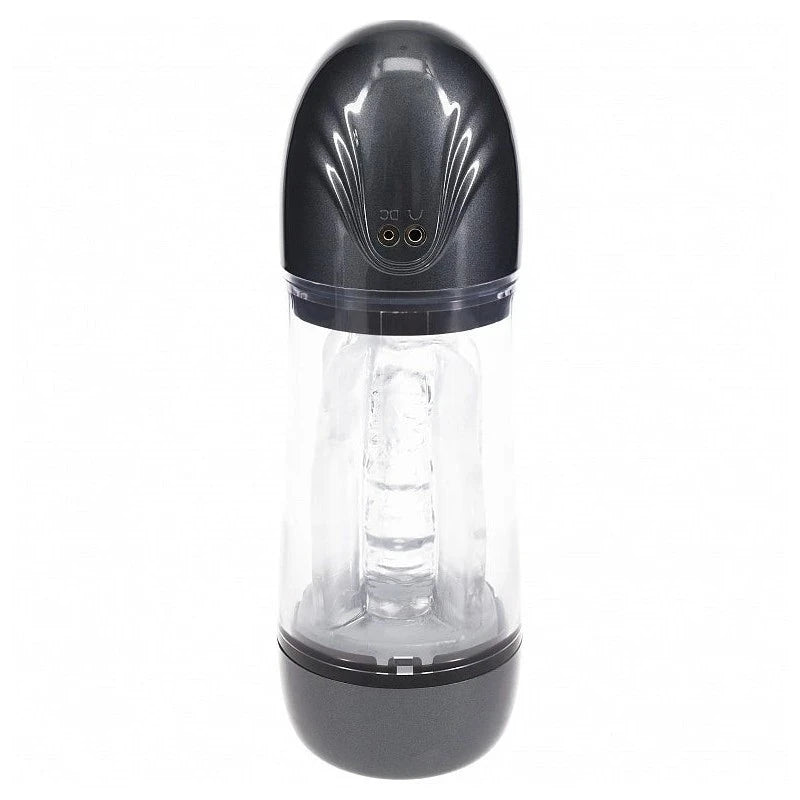 Shots Toys PUMPED SonicPull Vibrating Auto Masturbator Masturbators and Strokers