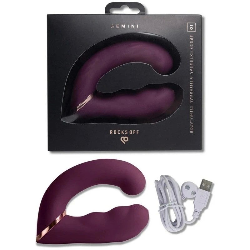 Rocks Off Gemini Multi Functions Prostate Vibrator Prostate Toys