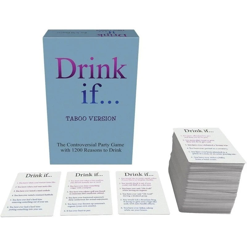 Kheper Drink If Taboo Version Adult Party Games Silver Sex Games, Coupons and Tricks