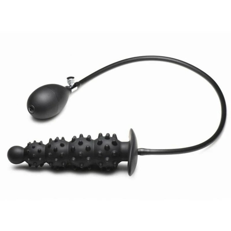 BDStyle Ribbed Textured Inflatable Anal Plug Butt Plugs
