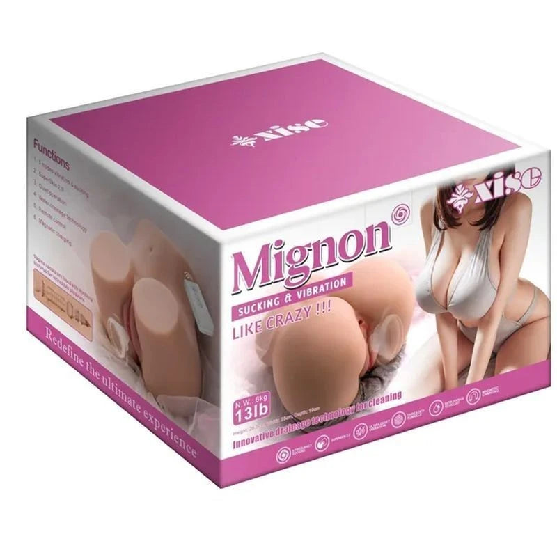 XISE Mignon USB Auto Suction Pussy and Ass Stroker with Remote Masturbators and Strokers