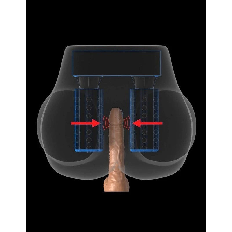 PDX Milk Me Silly Twerking and Vibrating Male Masturbator Realistic Butts And Vaginas