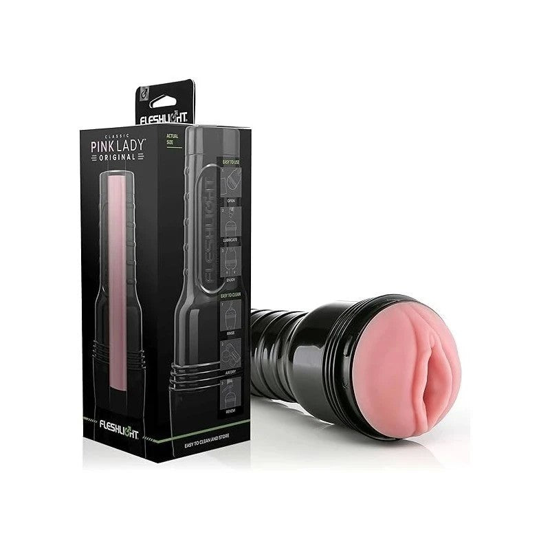 Fleshlight Pink Lady Realistic Vagina Male Masturbator Masturbators and Strokers