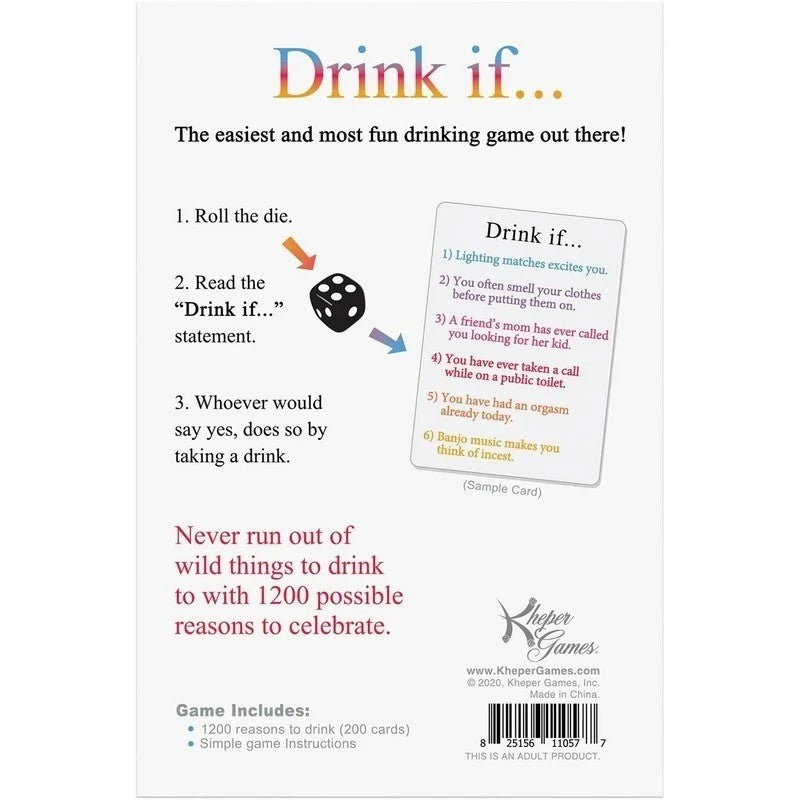 Kheper Games Drink If .... Game Sex Games, Coupons and Tricks