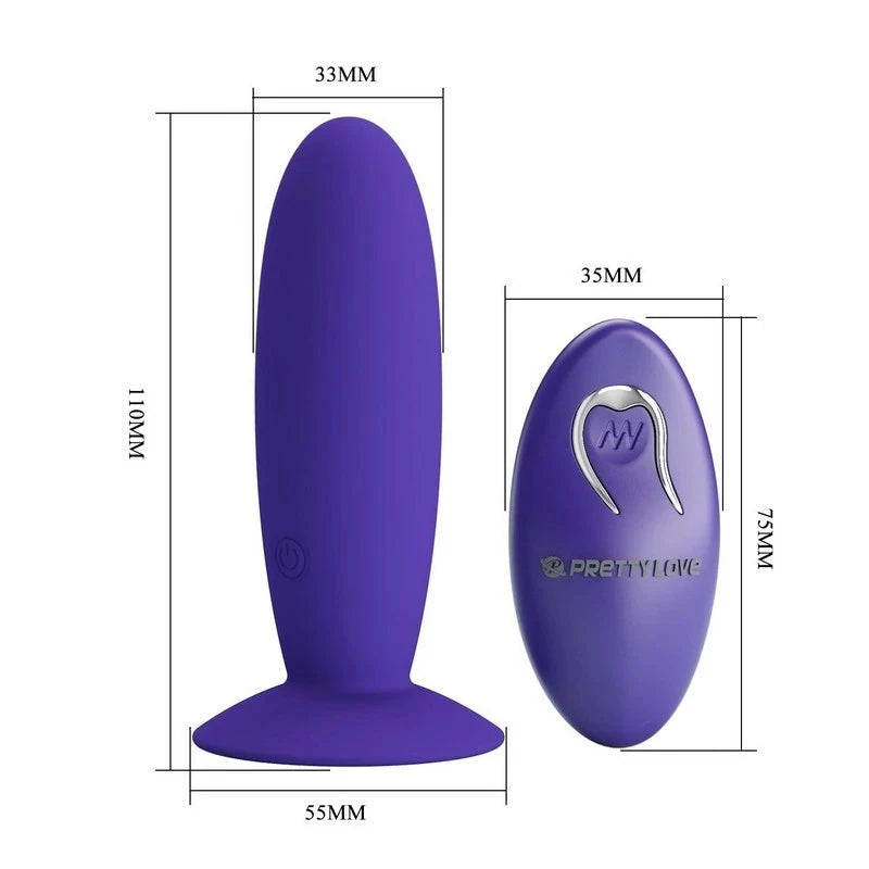 Baile Pretty Love Remote Control Vibrating Butt Plug Youth Butt Plugs