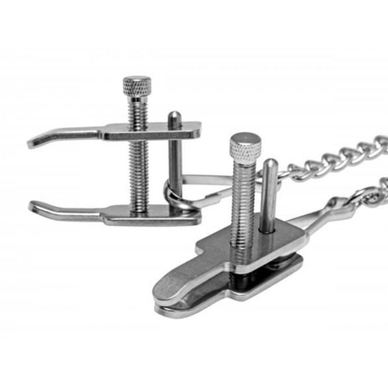 Kneel Nose To Genitals Kneeling Clamps Breast and Nipple Toys