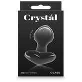 NS Novelties Crystal Heart Glass Butt Plug Butt Plugs