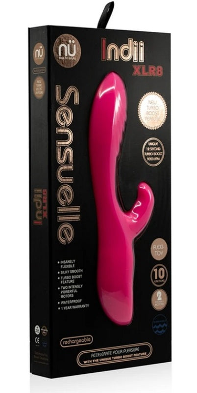 Nu Sensuelle Indii XLR8 Rabbit Vibrator - Rabbit Vibrators