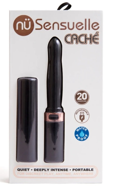 SENSUELLE CACHE 20 FUNC RECHARGEABLE COVERED VIBE - G-Spot Vibrators