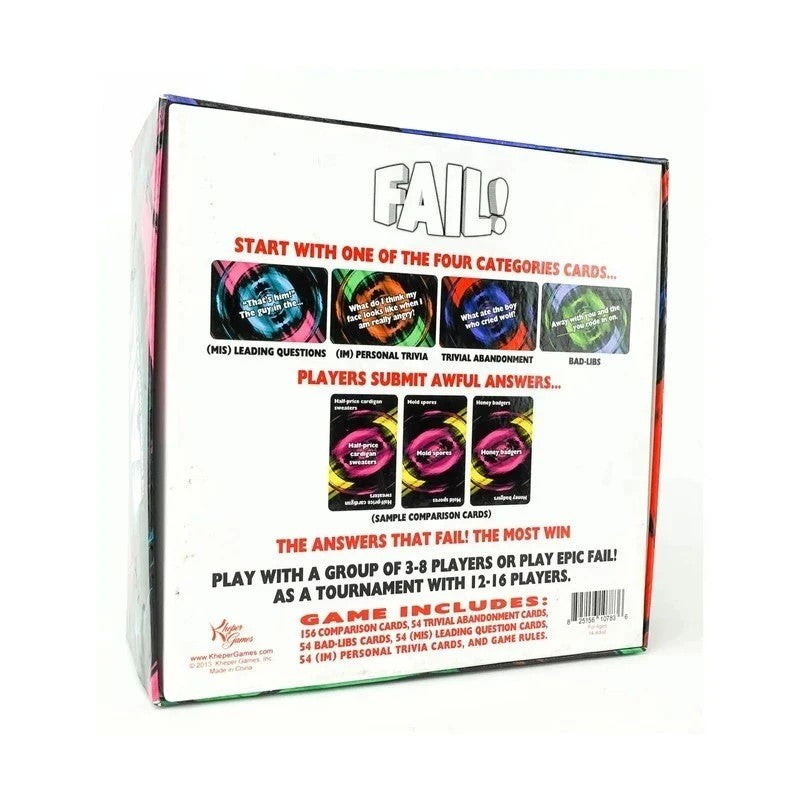 Hilarious Party Game - Fail! by Kheper Games Sex Games, Coupons and Tricks
