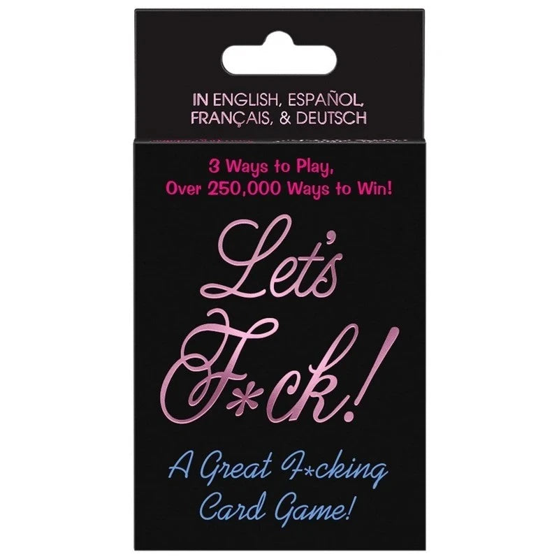Lets F*ck Adult Card Game by Kheper Games Sex Games, Coupons and Tricks