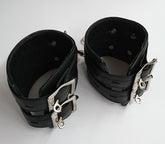 NY Bondage Club Leather Ankle Cuffs Cuffs and Restraints