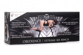 Obedience Extreme Sex Bench with Restraint Straps Sex Furniture