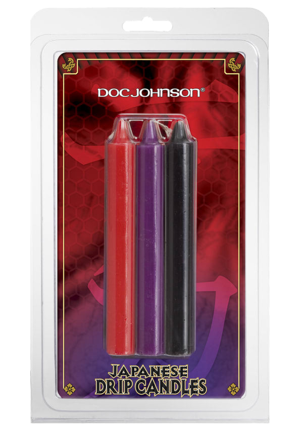 Doc Johnson Multi Colour Japanese Drip Candles Bath and Intimate Fragrances