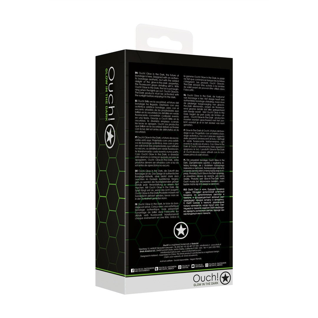 Shots Toys Glow in the Dark Full Body Harness - Cuffs And Restraints