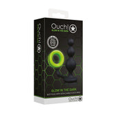 Ouch! Luminous Delight - Glow-in-Dark Beads Butt Plug with Cock Ring Anal Beads and Balls