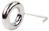Oval Ball Stretcher In Steel Cock Rings