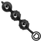 Pleasure Amplifier - Oversized Inflatable Anal Beads Enemas and Douches