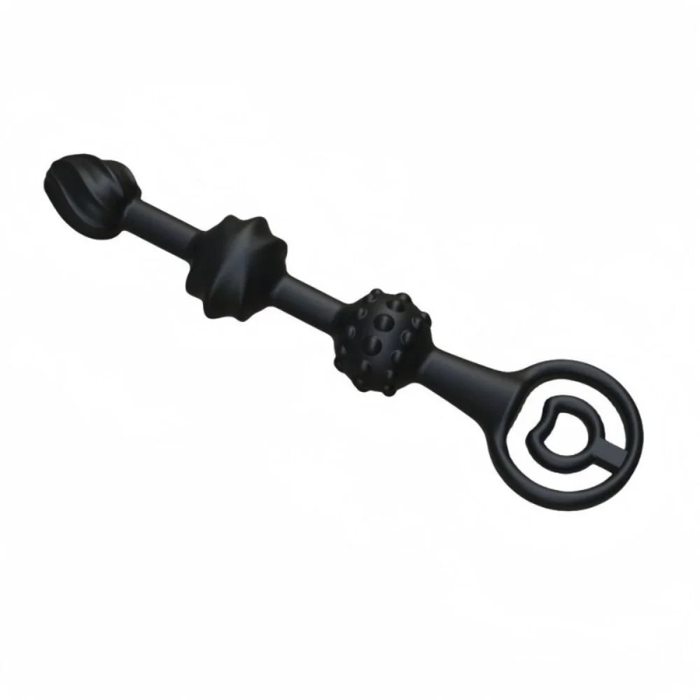 Pleasure Amplifier - Oversized Inflatable Anal Beads Enemas and Douches