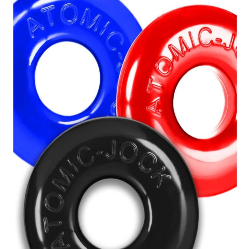 Oxballs Ringer Max - Thick, Durable Cockring Trio for Enhanced Pleasure Cock Rings