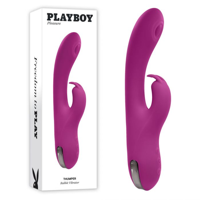 Playboy Pleasure Thumper Multi Functions Rabbit Vibrator Rabbit Vibrators