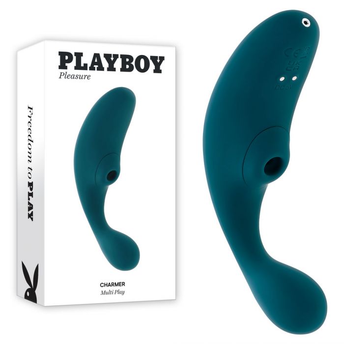 Playboy Pleasure CHARMER Clitoral Suction Vibrator Clit Ticklers and Pulsators