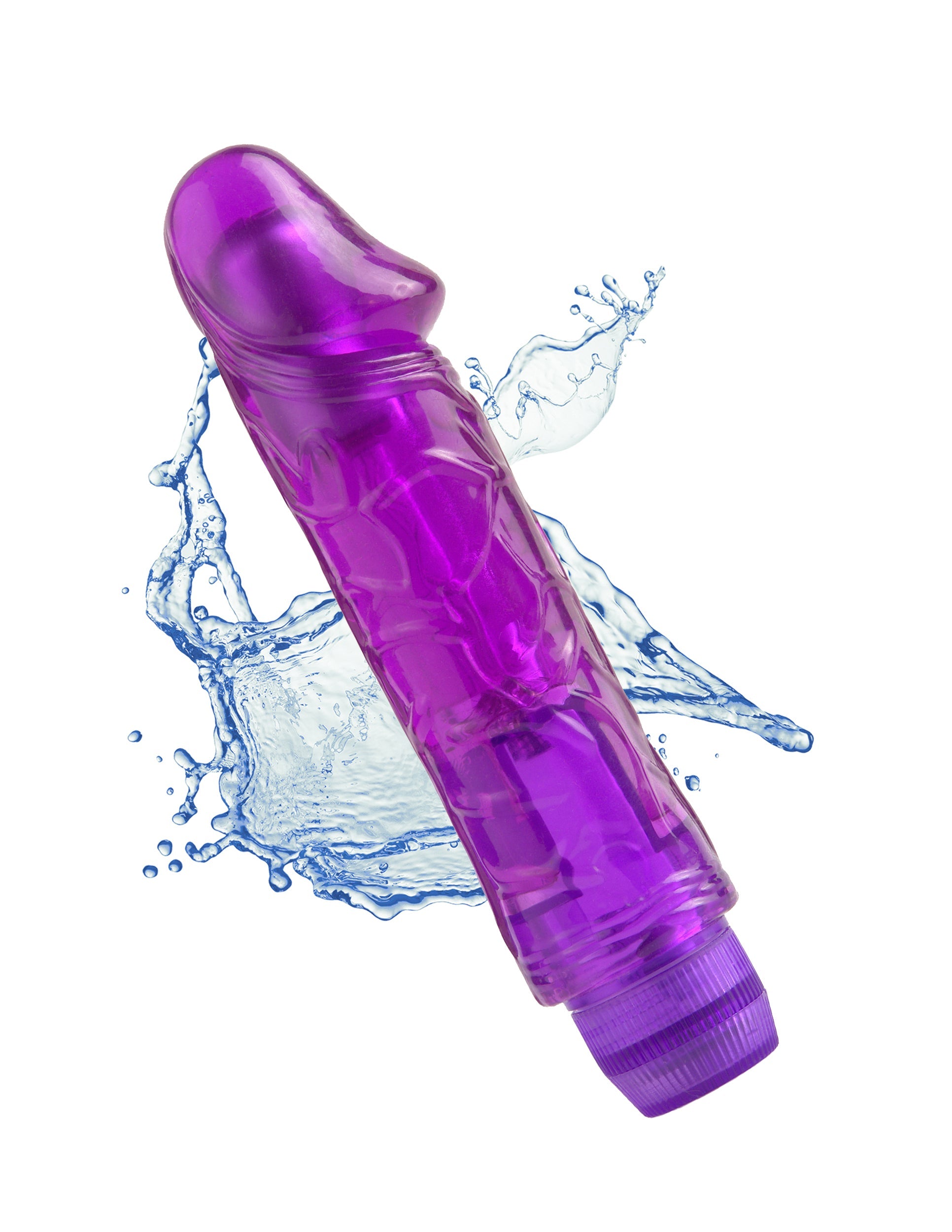 Pipedream Juicy Jewels Plum Pleaser Vibrating Dildo G-Spot Vibrators