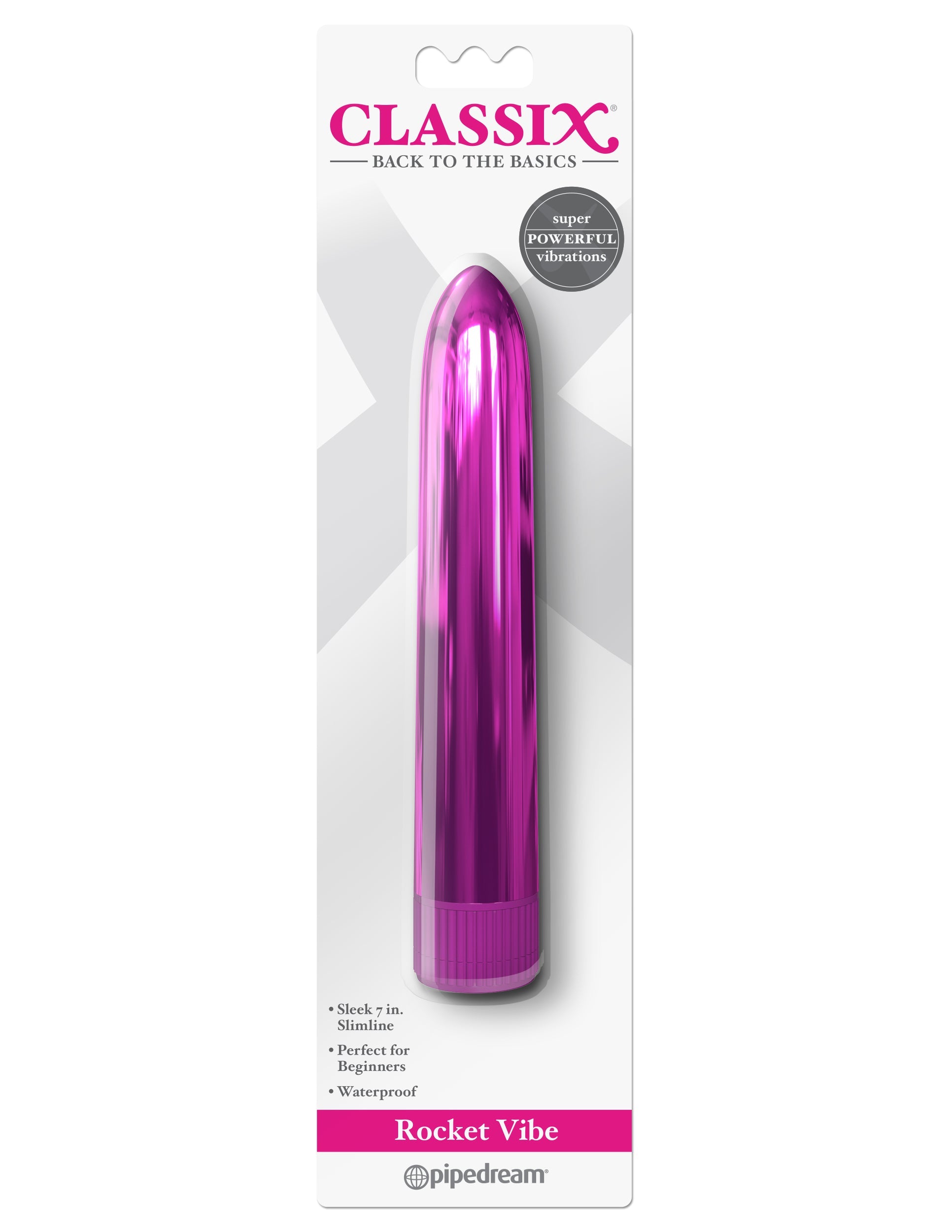 Pipedream Classix Rocket Multi Functions Bullet Vibrator Bullet Vibrators