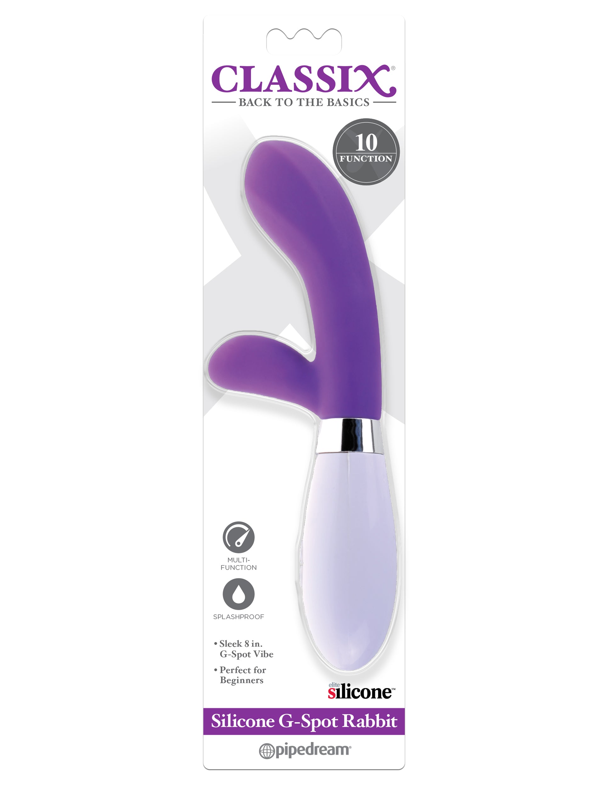 Pipedream Classix Silicone G-Spot Rabbit Vibrator Rabbit Vibrators