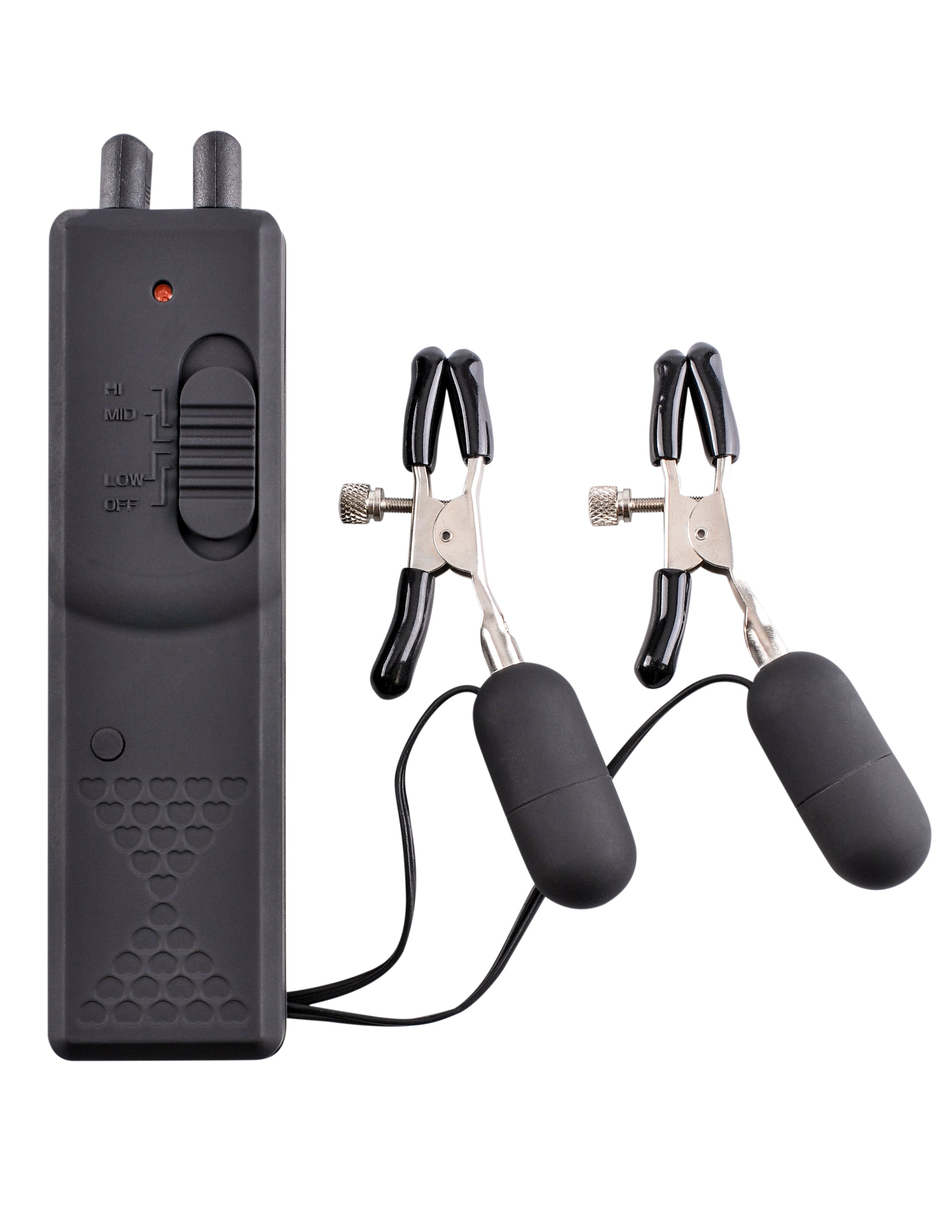 Fetish Fantasy Vibrating Womens Nipple Clamps Nipple and Clit Clamps