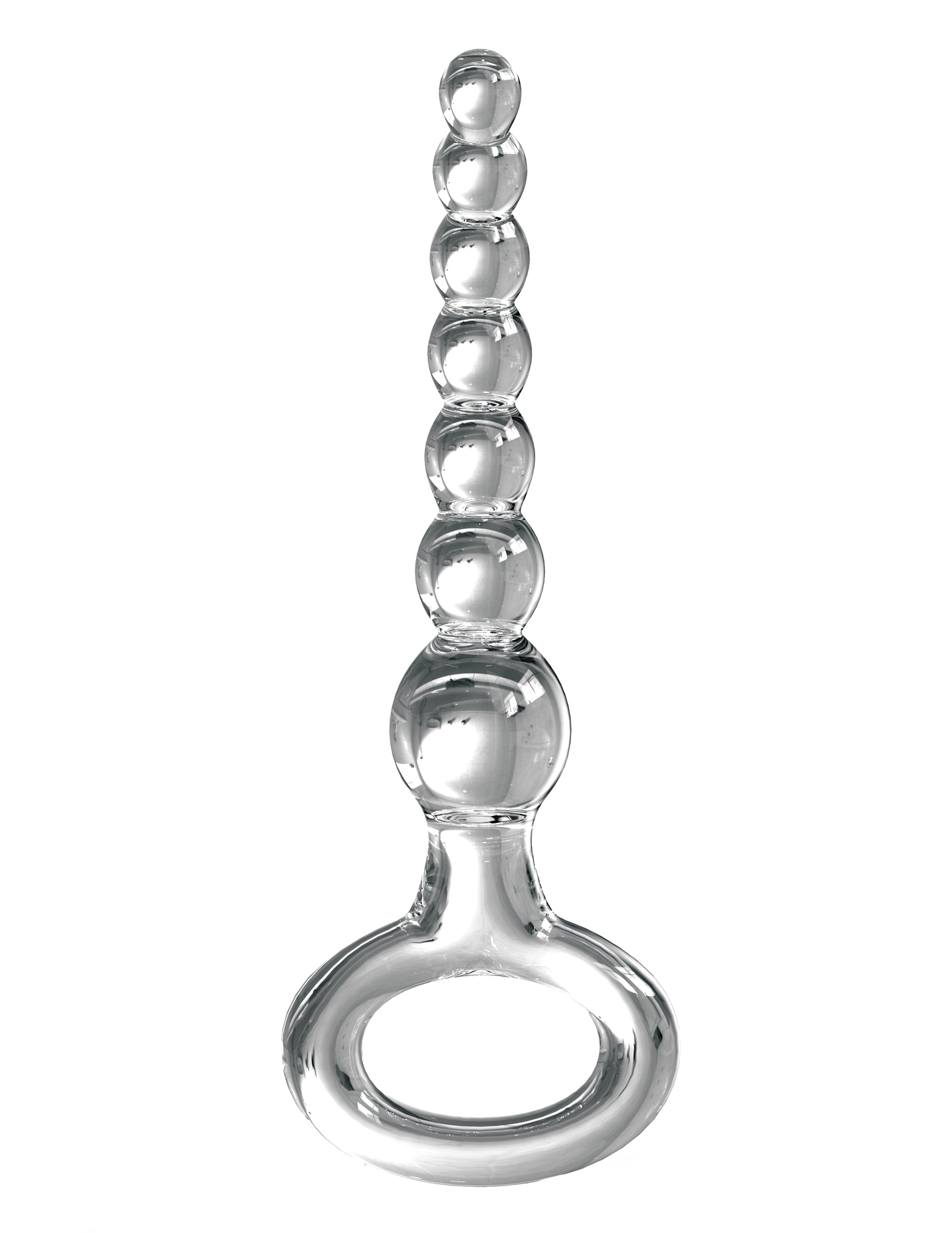 Pipedream Icicles No 67 Glass Anal Beads Massager Glass Sex Toys