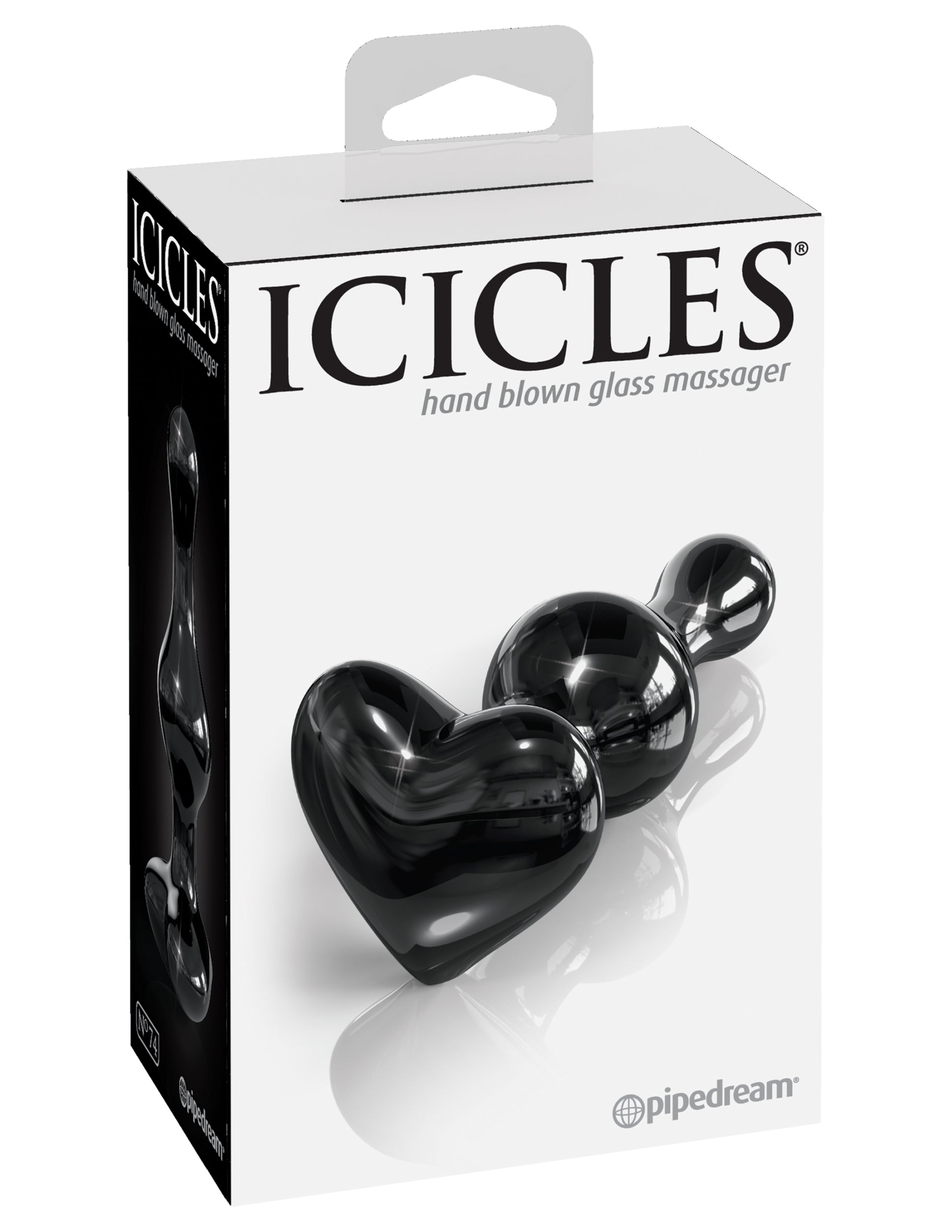 Pipedream Icicles No 74 Hand Blown Glass Butt Plug Glass Sex Toys